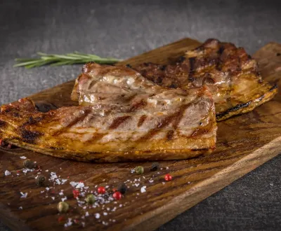 Niederrheinische Duroc Bauchscheiben